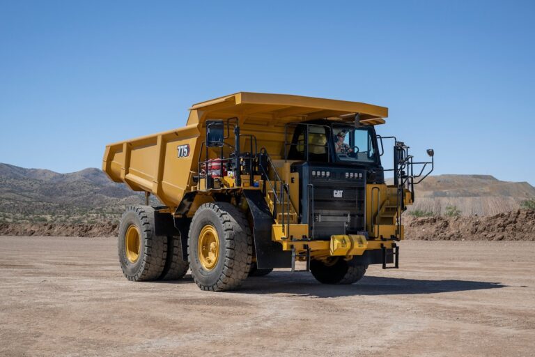 Cat launches next gen 775 dump truck at bauma