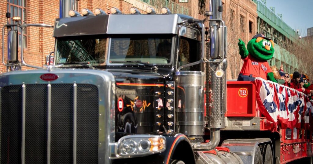 Fenway park's truck day marks the kickoff of spring training