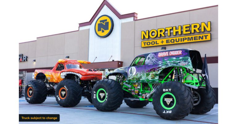 Northern tool + equipment unleashes monster jam truck experience at