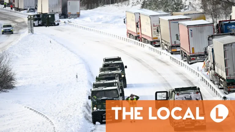 Rescue mission: truck driver escapes 20 hour swedish snow standoff