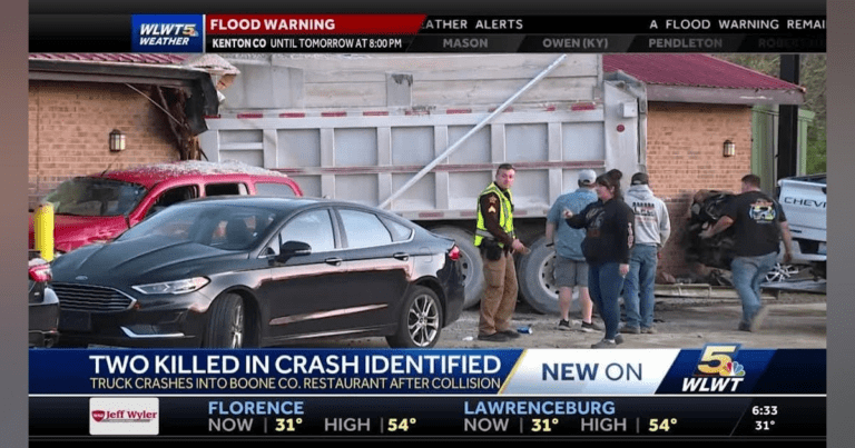 Tragic dump truck collision claims two lives in kentucky