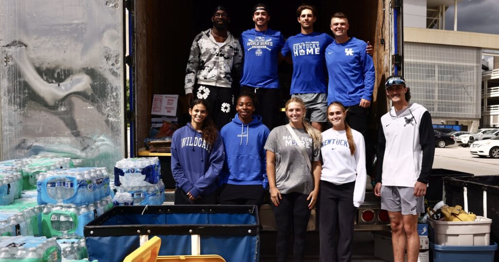Bbn delivers tornado relief: uk equipment truck loaded with supplies
