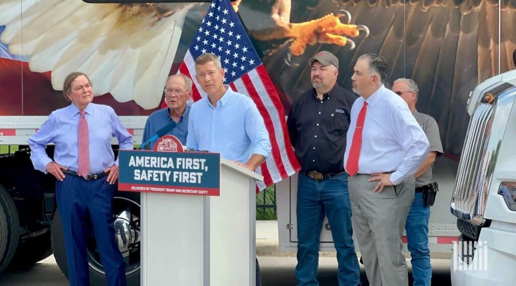 Duffy reinforces english proficiency standards for truck drivers