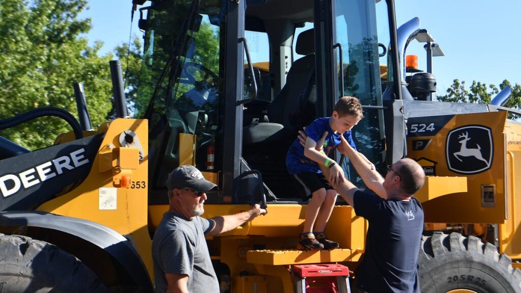 Experience heavy equipment up close at touch a truck in lafayette