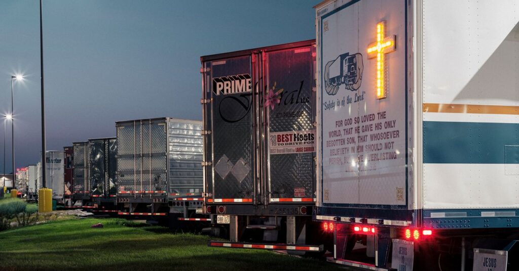 Life on the road: the modern trucker's journey