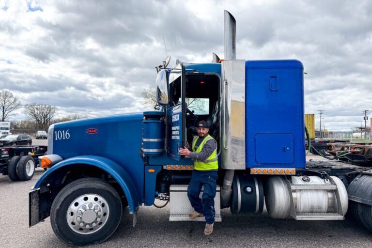 Trump's tariffs impact truckers as overseas shipments decline
