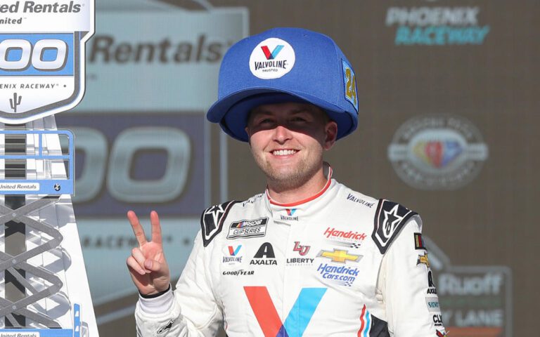 William byron's stylish truck hat stuns fans after arizona win