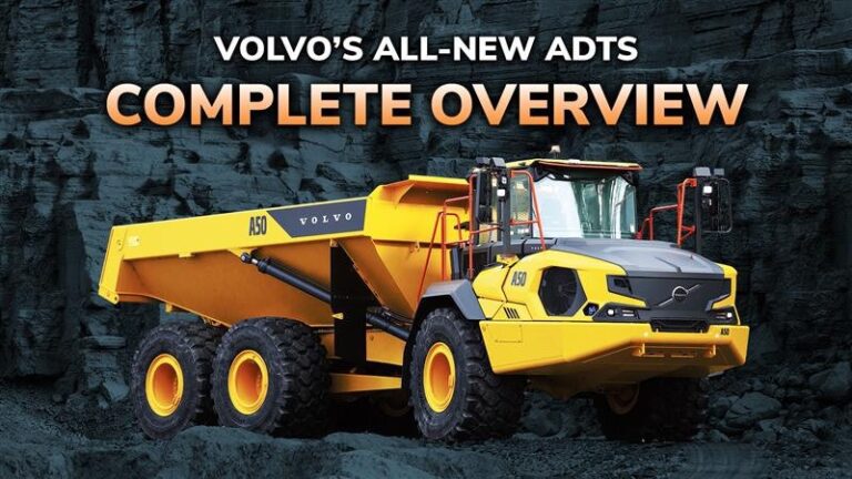 Exploring volvo's latest a50 articulated dump truck