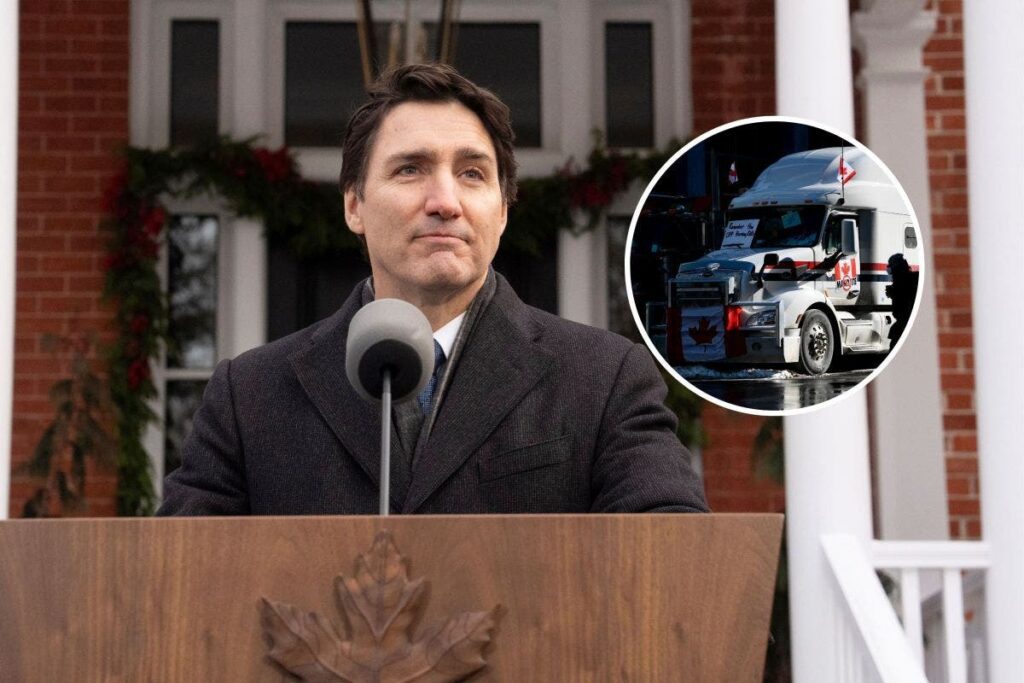 Canadian truckers respond to trudeau's resignation