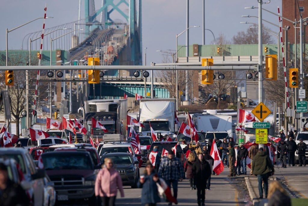 Impact of trucker blockade at u.s. canada border exceeds $1 billion